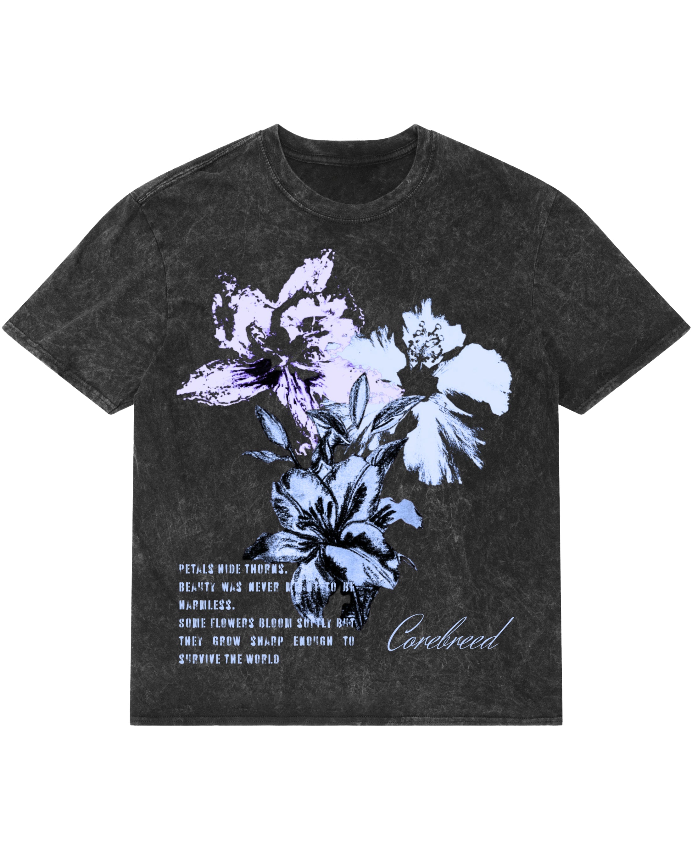 Acidwash Oversized T-shirt Front Design
