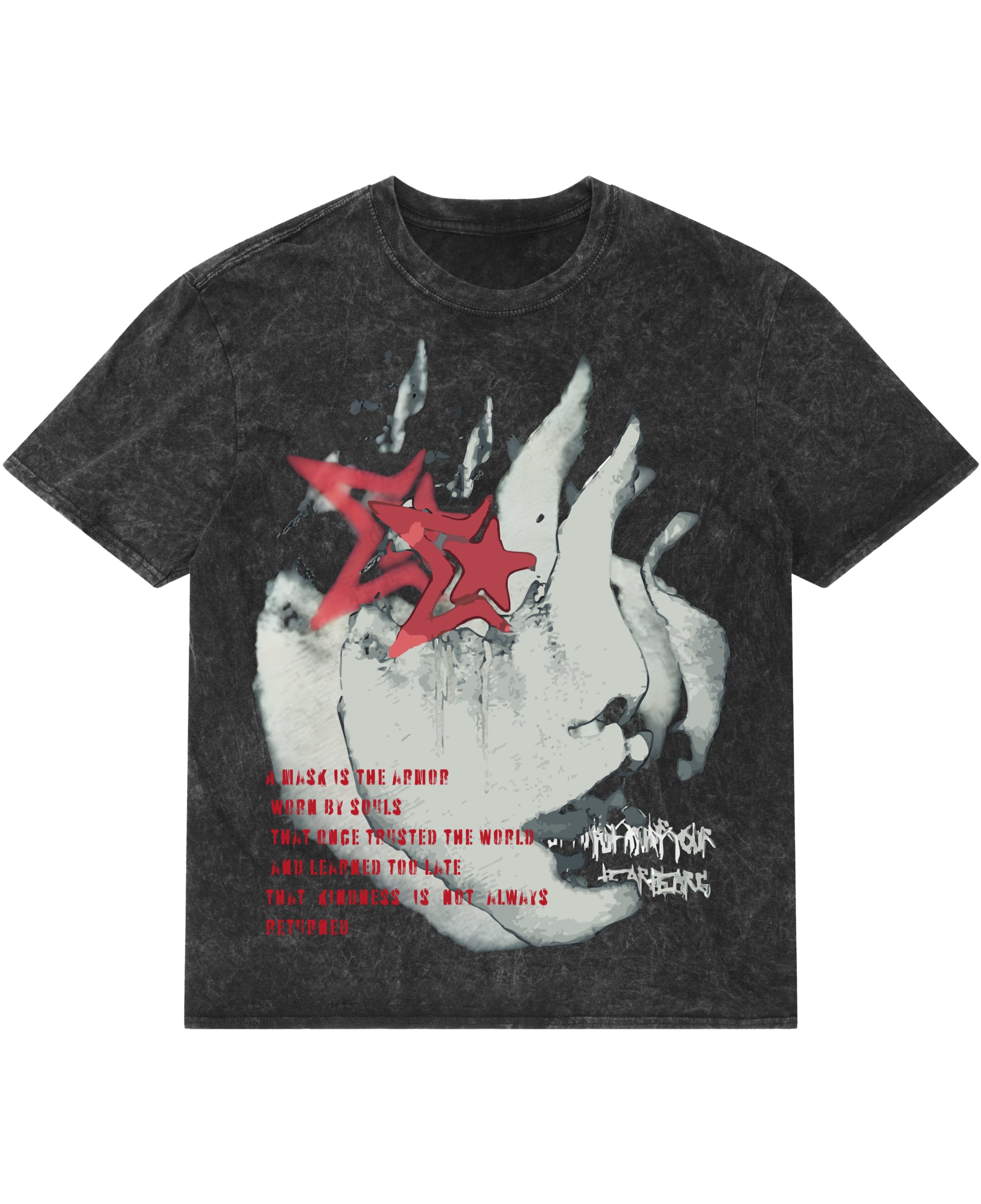 Acidwash Oversized T-shirt Front Design