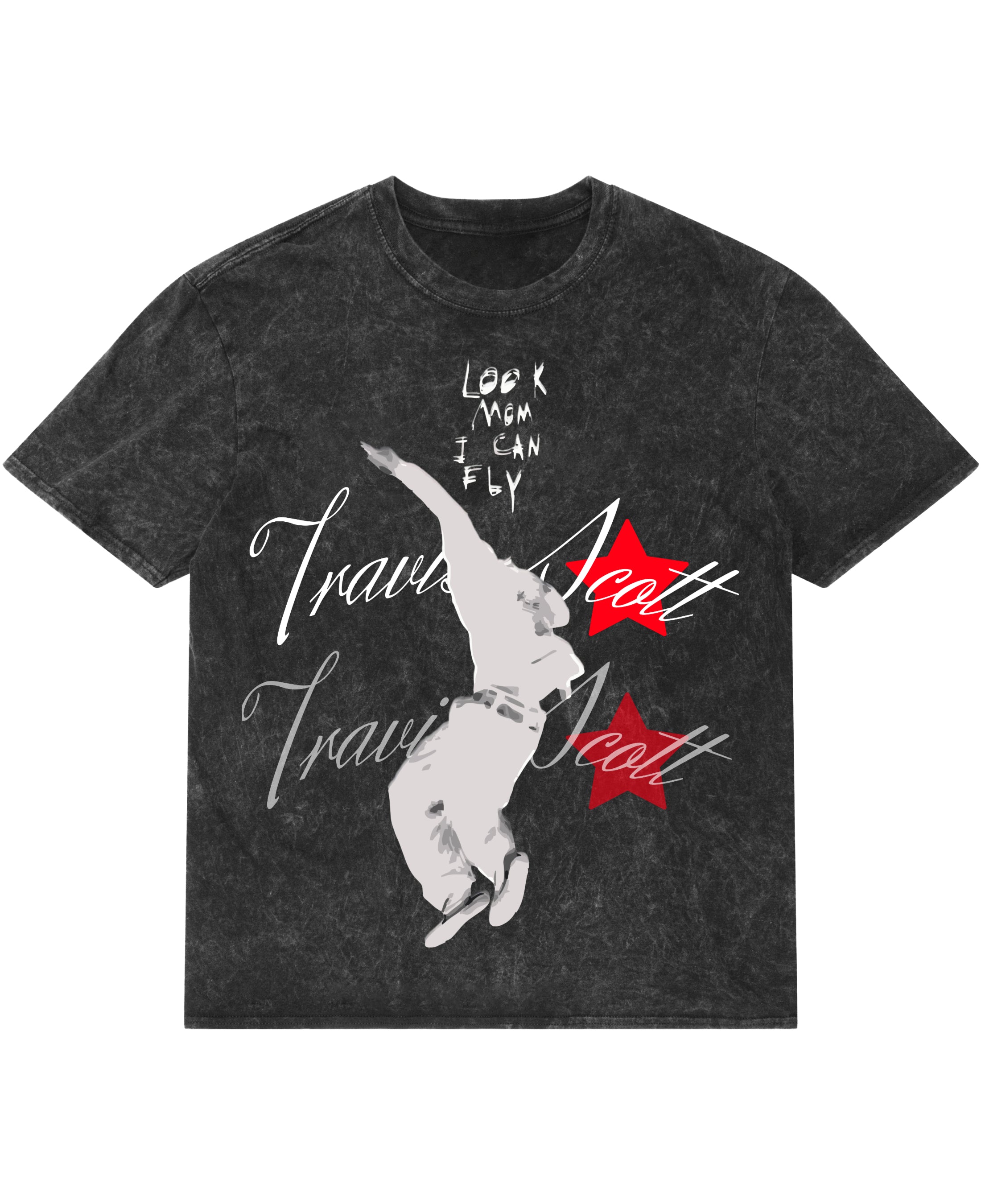 Acidwash Oversized T-shirt Front Design