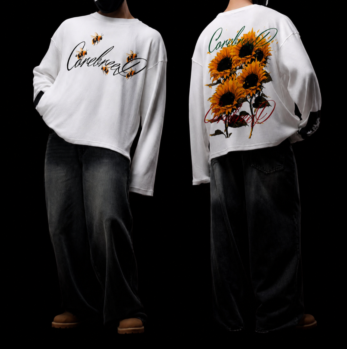 Meadow Long Sleeve Waffle knit